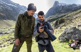 Randonnée photo avec Hadrien Brasseur © Pierre Meyer - AE Médias - Parc national des Pyrénées
