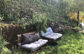 Salon dans le jardin