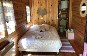 Roulotte Aven Armand chambre