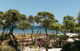Paysage du domaine et de la mer