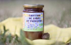 Les cueillettes du Lauzet, confiture de poires et marmottes
