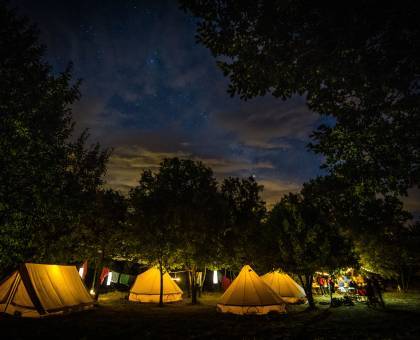 Nuit étoilée dans les Cévennes © Régis Domergue - Parc national des Cévennes