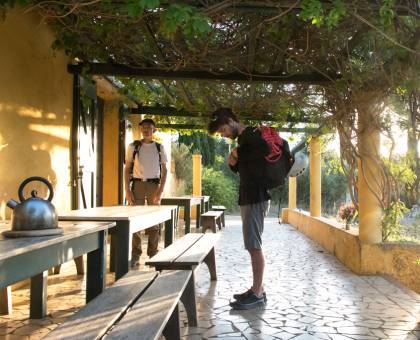 Auberge de la Fontasse,départ © Céline Lecomte - OFB