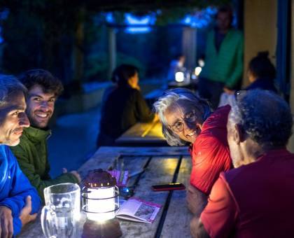 Auberge de la Fontasse, terrazza © Céline Lecomte - OFB