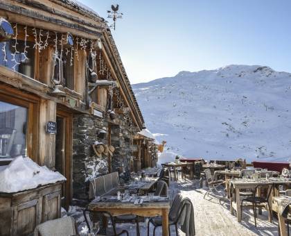 Chez Pépé Nicolas restaurant in winter © Cécile Bouchaye