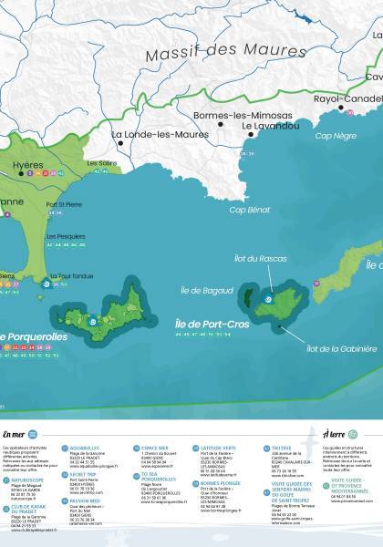 Carte de découverte 2025 Esprit parc national - Port-Cros © Muscade - OFB
