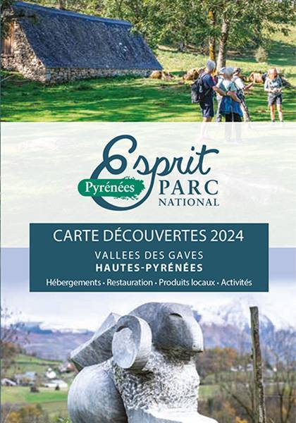 Carte de découverte 2024 - Vallées des Gaves - Pyrénées
