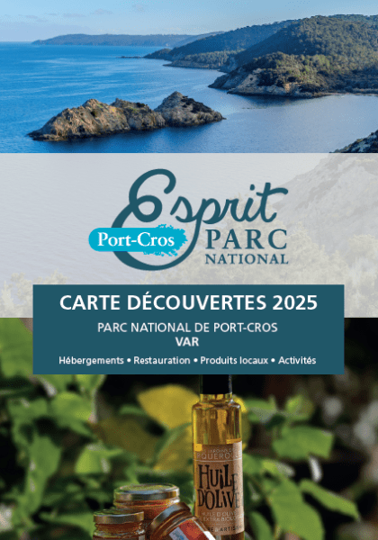 Carte de découverte EPN-Port-Cros, 2025 © OFB - PNPC - Muscade