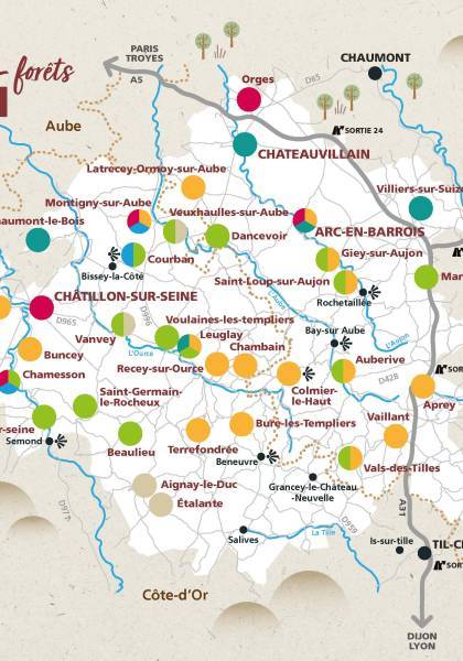 Carte de découverte 2025 Esprit parc national - forêts © JPM Partners