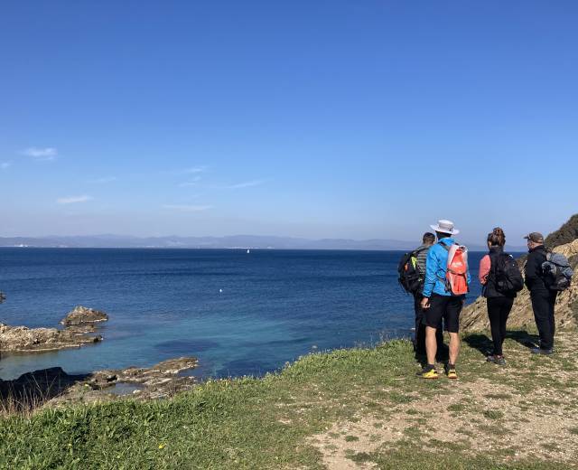 Randonnée sur la presqu'île de Giens avec Expénature