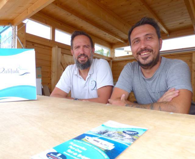 Nicolas Bonnet et Guillaume Blançon de Latitude verte © DR Parc national de Port-Cros