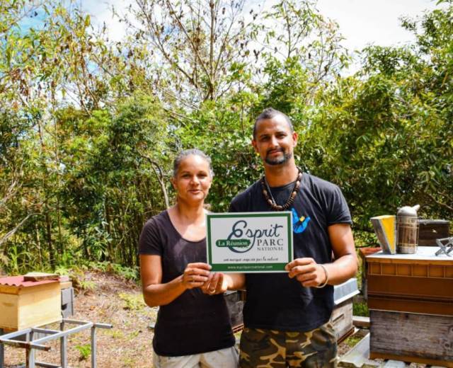 Portrait de Christophe et Mélissa Dalleau © DR Parc national de La Réunion