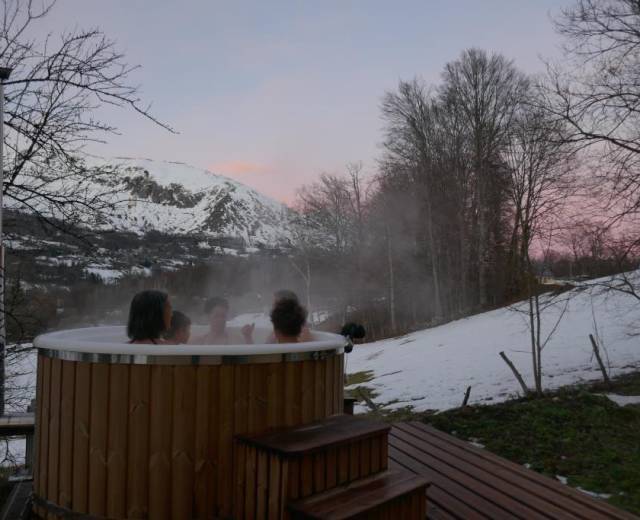Bain nordique, gîte Les Terres Nères © Gwénaëlle Plet - Les Terres Nères