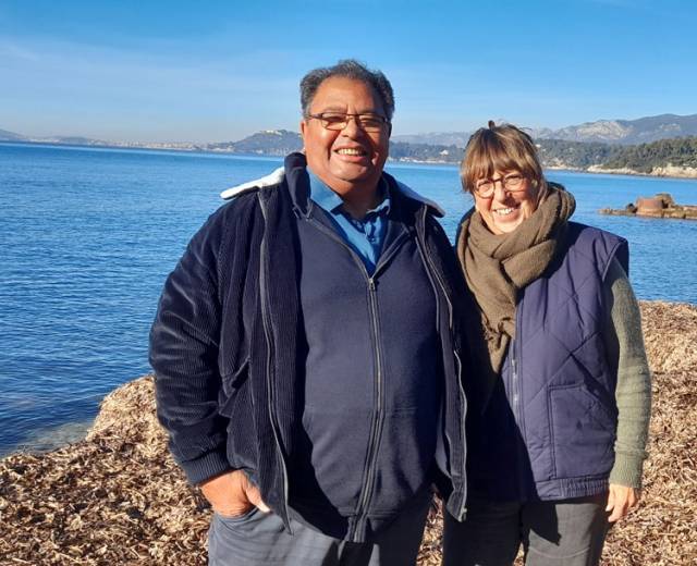 Xavier Lamoureux et Béatrice Vasseur © DR Parc national de Port-Cros