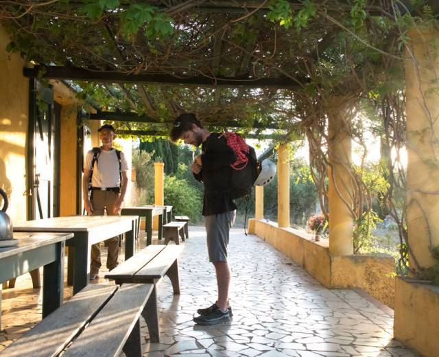 Auberge de la Fontasse,départ © Céline Lecomte - OFB