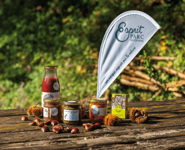 Assortiment de produits Esprit parc national - Cévennes © Olivier Prohin – Parc national des Cévennes