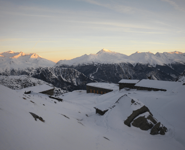 Refuge de l'Arpont en hiver © Refuge de l'Arpont