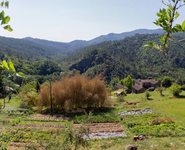 Vue générale La ferme Simone © Adrien Majourel - Parc national des Cévennes