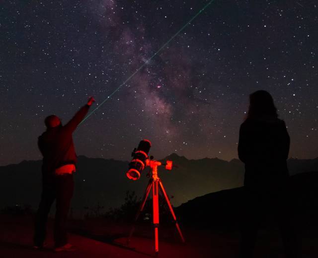 Observation du iel étoilé des Pyrénées © Julien Bourdon