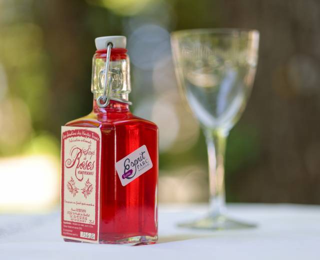 Les Jardins des Hautes Terre - Sirop de roses