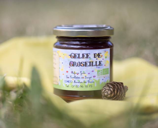 Les cueillettes du Lauzet, gelée de groseille