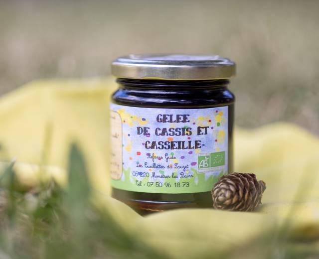 Les cueillettes du Lauzet, gelée de cassis et de casseille