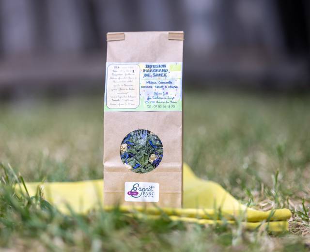 Les cueillettes du Lauzet, infusion marchand de sable
