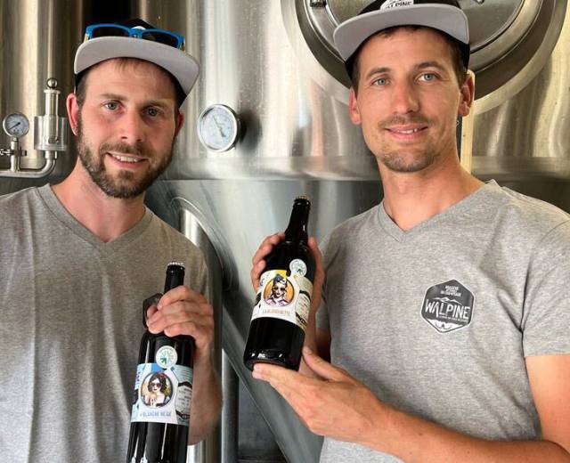 Guillaume Wialle et Jean Escalon © Brasserie Walpine