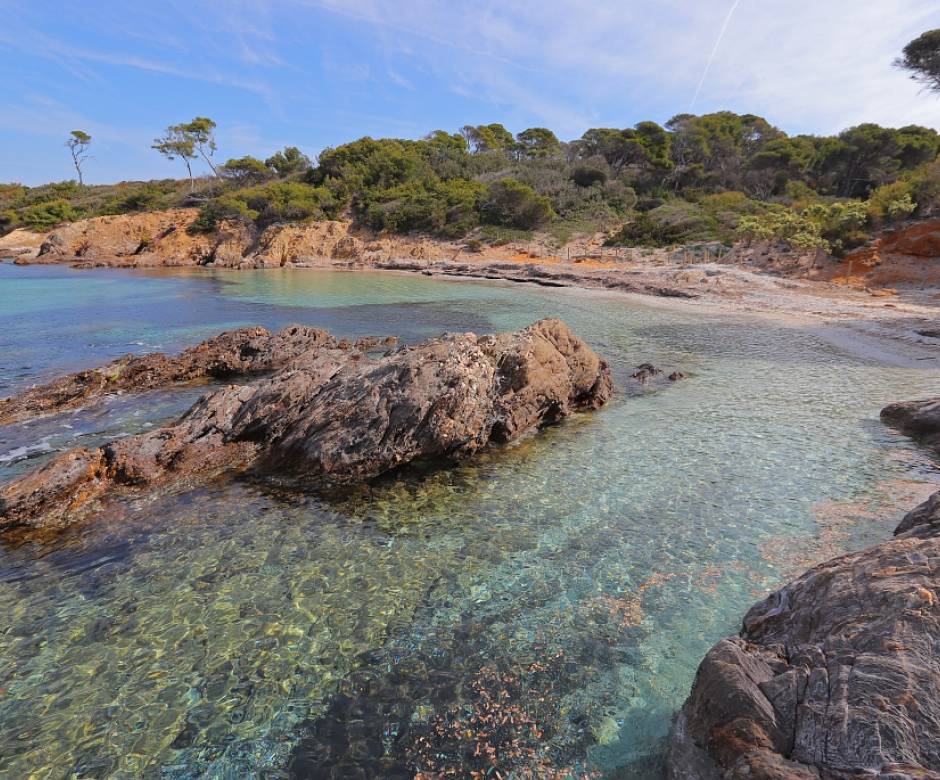 Paysage littoral à Porquerolles © Muriel Gasquy - Parc national de Port-Cros