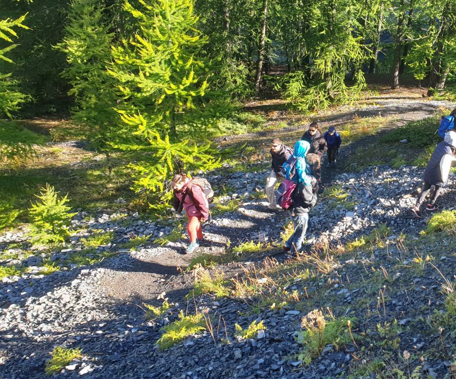 W-E Ecotourisme Mercantour 2021 dans le Haut-Verdon, sortie &quot;Dans les pas du loup&quot; © Marc Aynié