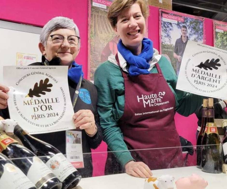 Martine Lomberdet, présidente de l’Association pour le renouveau du vin en Montsaugeonnais © JHM