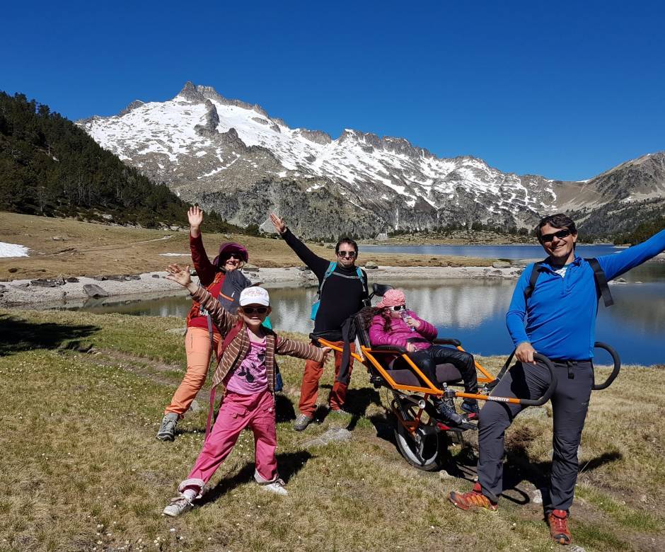 Séjour &quot;S'émerveiller au-delà du handicap&quot; © Pyrénées Trekking - Maëlle Benureau
