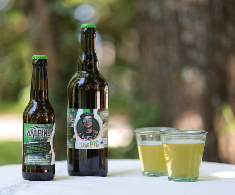 Bière &quot;Brad Pic&quot; Brasserie Walpine © Olivier Sabatier - Parc national des Ecrins