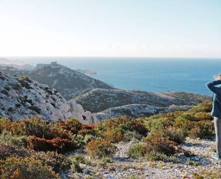 Vue sur les Calanques © Céline Bellanger / Parc national des Calanques Vue sur les Calanques © Céline Bellanger / Parc national des Calanques
