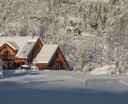 Vue extérieure en hiver © Au Fil de l'Onde Vue extérieure en hiver © Au Fil de l'Onde