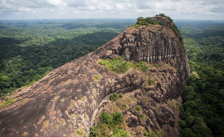 Roche Mamilihpan © Pierre-Olivier Jay / Parc amazonien de Guyane
