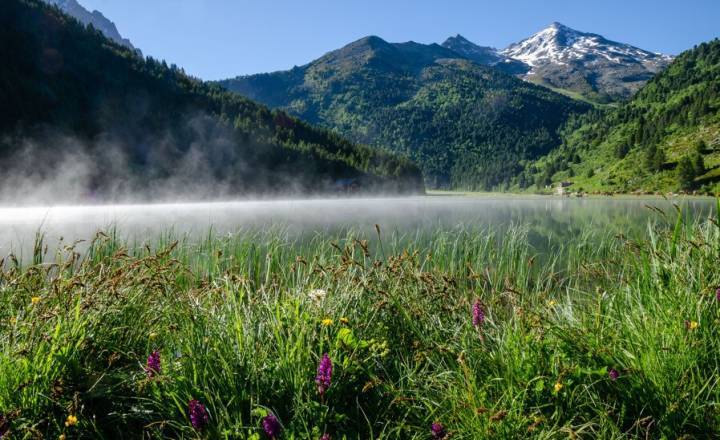 Depuis le bord du lac de Tuéda © Karine Renaud - Parc national de la Vanoise