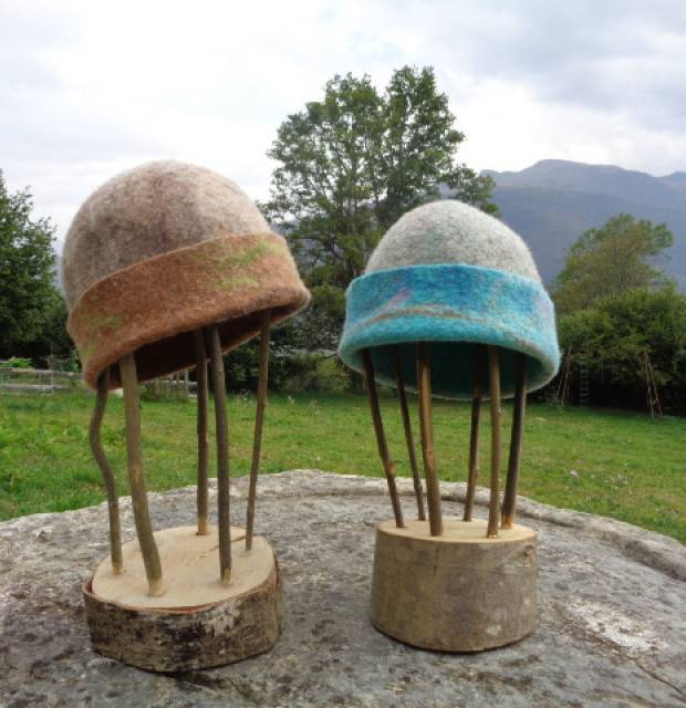 Bonnets en feutre des Pyrénées